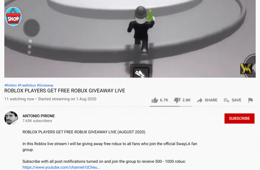 1000 ROBUX GIVEAWAY WINNERS 