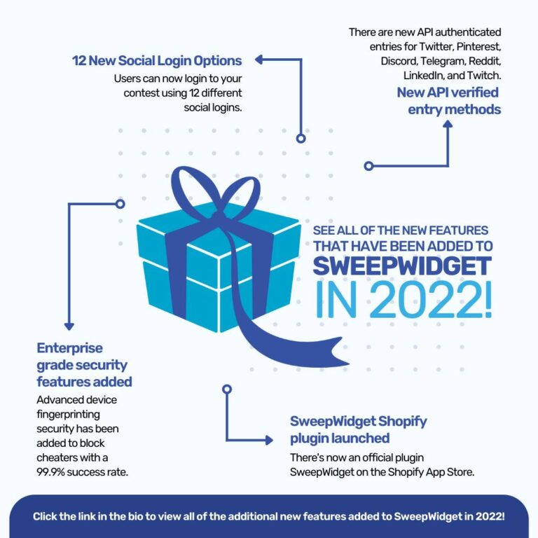SweepWidget 2022 Updates