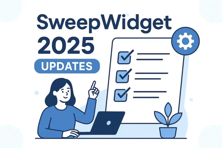 SweepWidget 2025 Updates