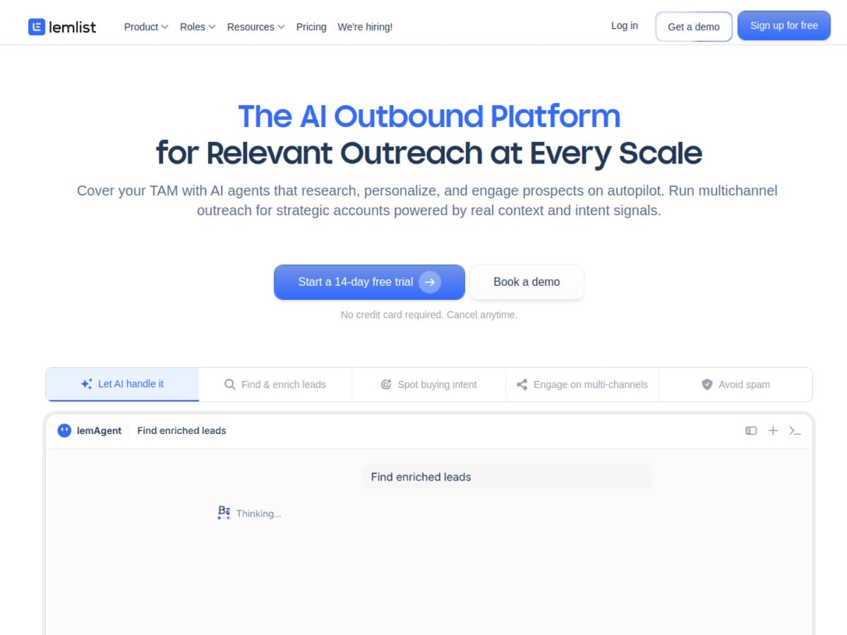 lemlist, an outbound platform for personalized outreach