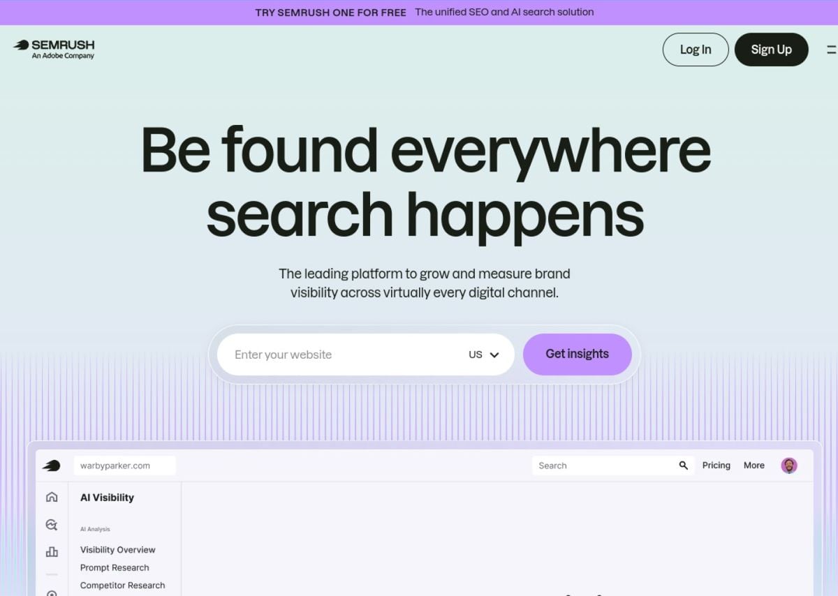 Semrush, the SEO platform behind most SaaS content research