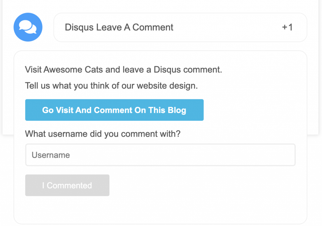Blog Comment  Disqus Comment Entry Methods  SweepWidget