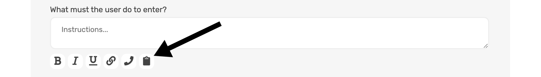 Add Copy/Paste Text In An Entry Method | SweepWidget