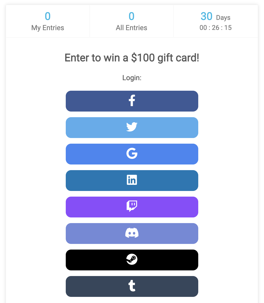 How To Setup User Login Fields SweepWidget