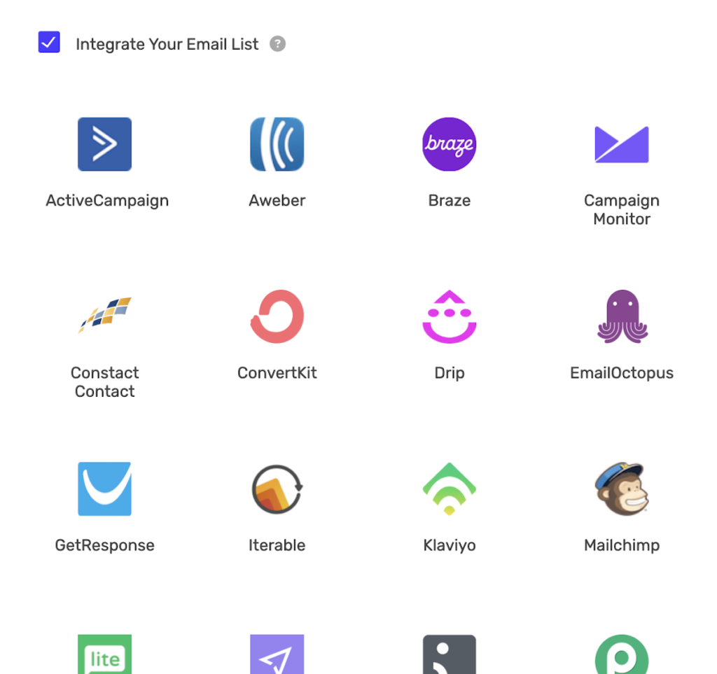 CRM Integration Selection