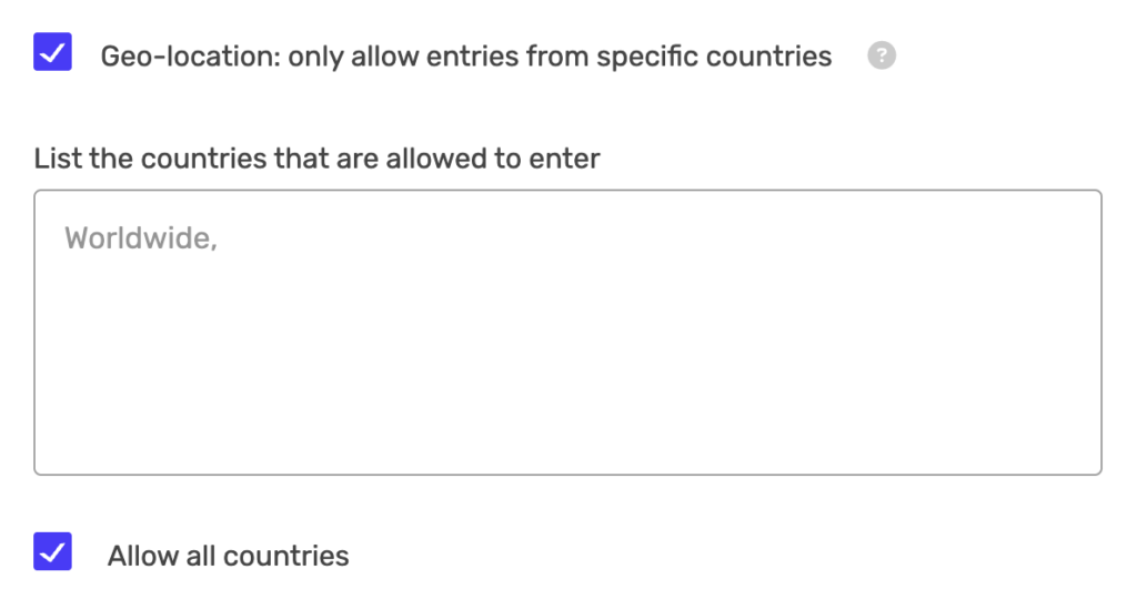Geo-Location Restrictions