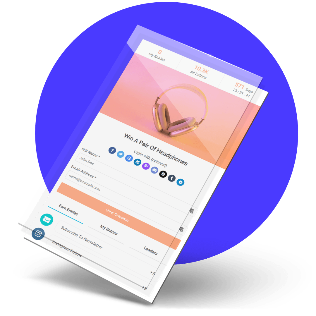 Run Viral Giveaways, Contests & Sweepstakes With SweepWidget